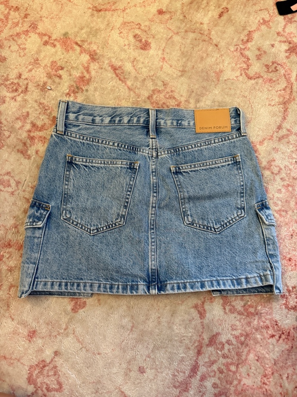 Aritzia Light Blue Denim Cargo Mini Skirt - Picture 2 of 3